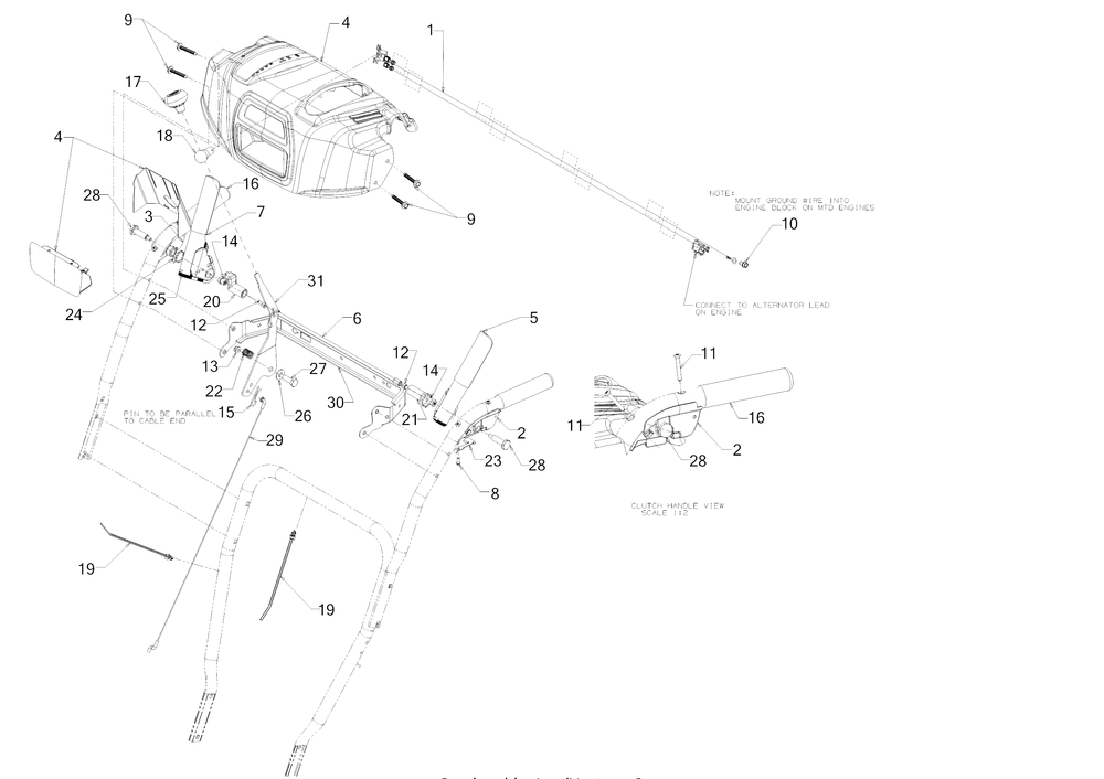 Panel (478-Suc Engine) Diagram and Parts List for 2X528SWE (31BH54TT709)(2016) Cub Cadet Snow Blower